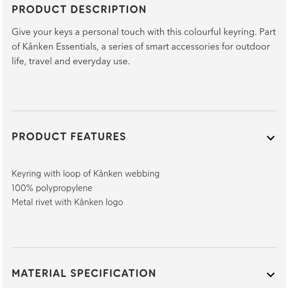 Fjallraven Kanken Key Ring FJALLRAVEN Deep Turquoise - Picture 2 of 5